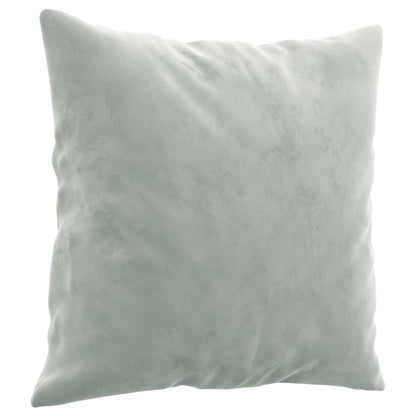 Set di Divani 4 pz con Cuscini Grigio Chiaro in Velluto | homemem39