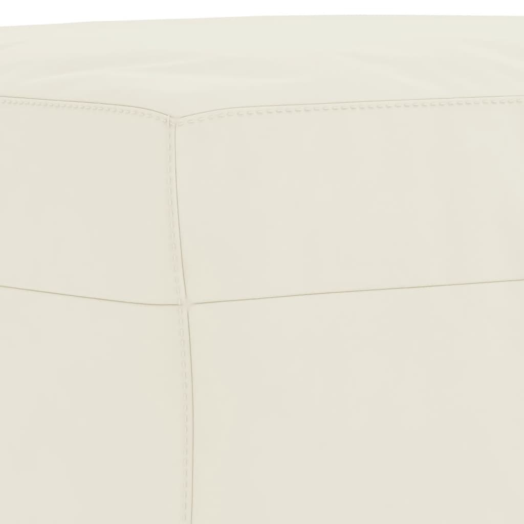 Set di Divani 4 pz con Cuscini Crema in Velluto | homemem39