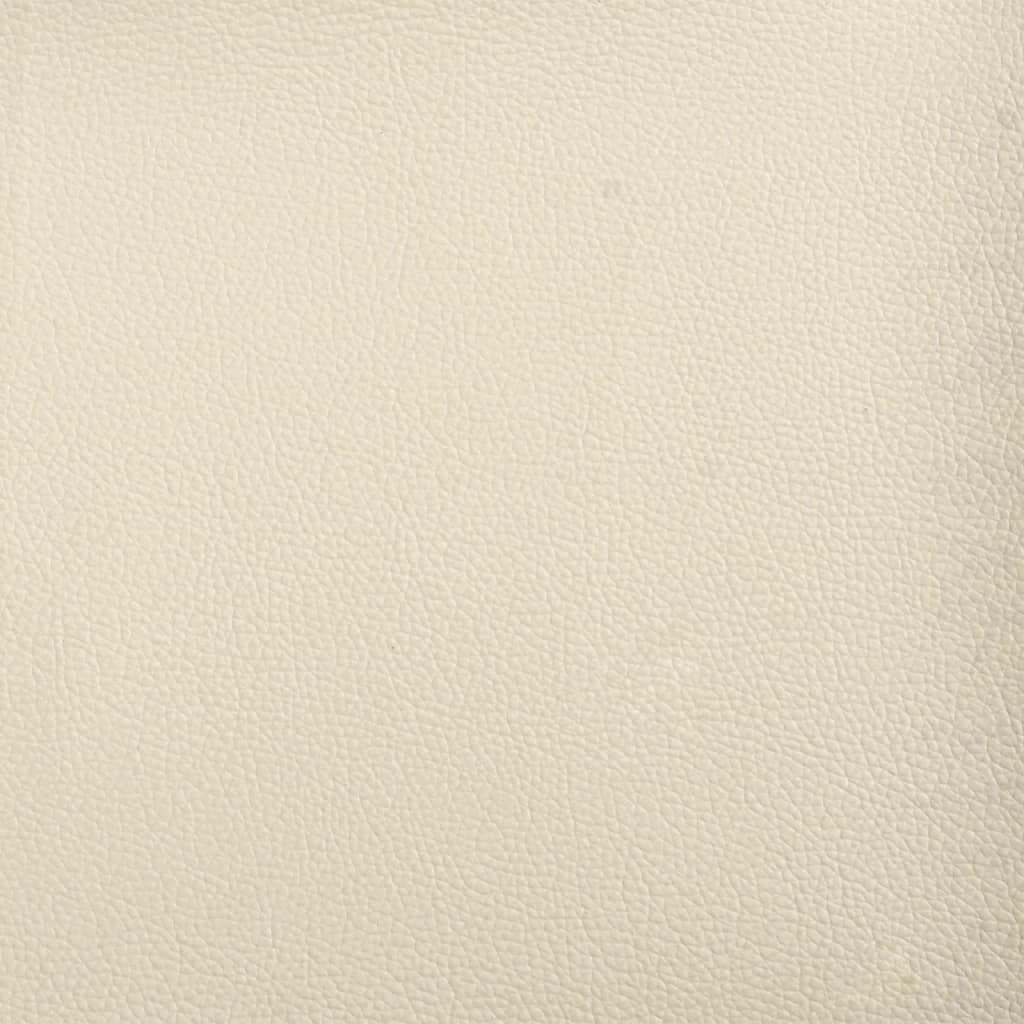 Set di Divani 2 pz con Cuscini crema in Similpelle - homemem39