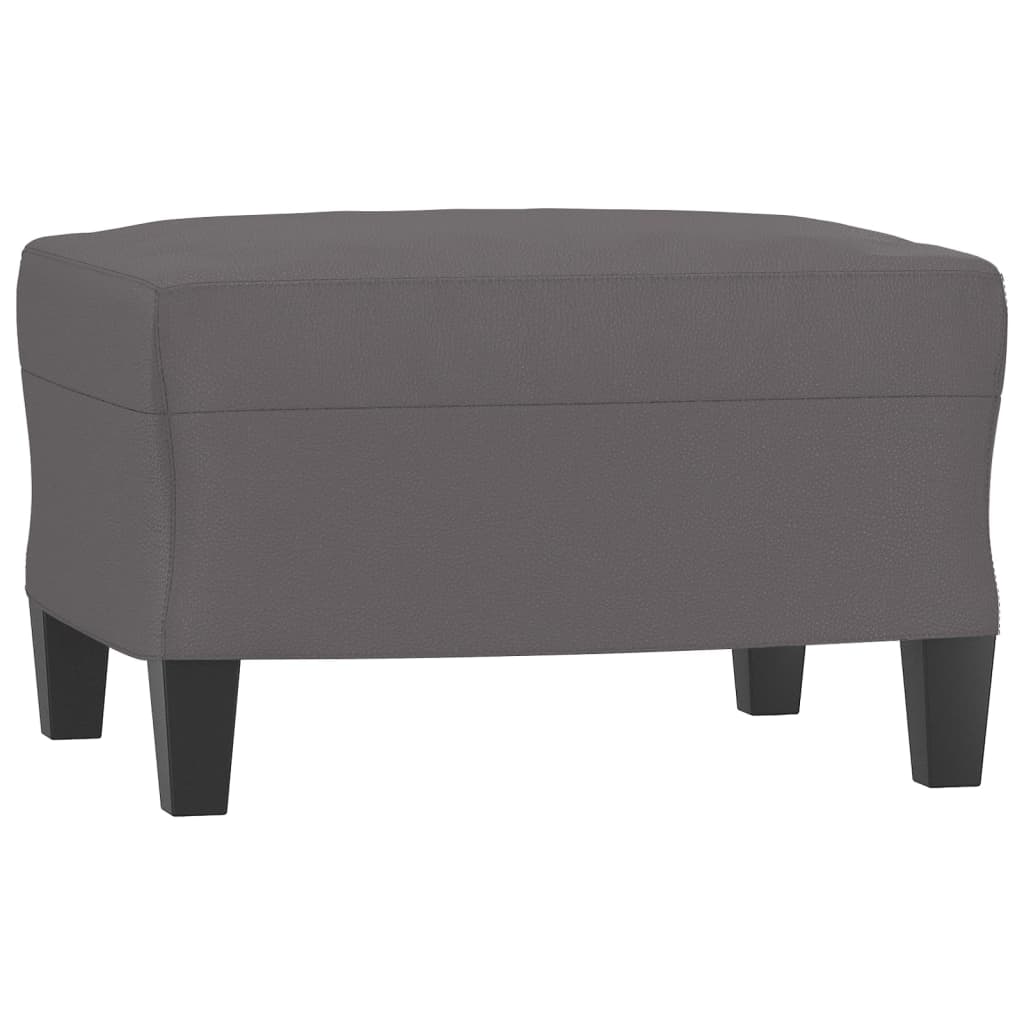 Set di Divani 3 pz con Cuscini Grigio in Similpelle | homemem39