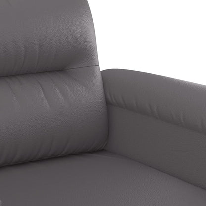 Set di Divani 3 pz con Cuscini Grigio in Similpelle | homemem39