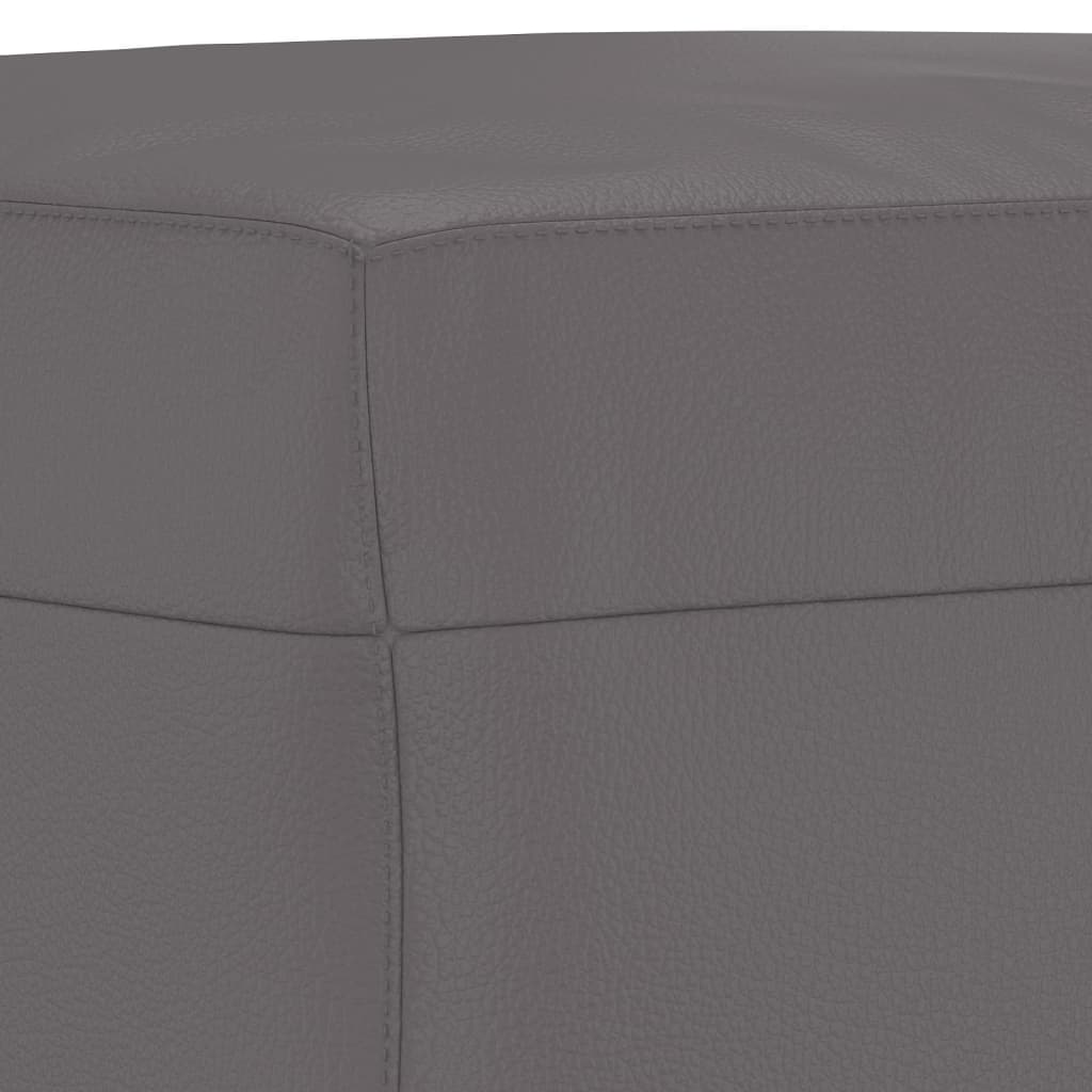 Set di Divani 3 pz con Cuscini Grigio in Similpelle | homemem39