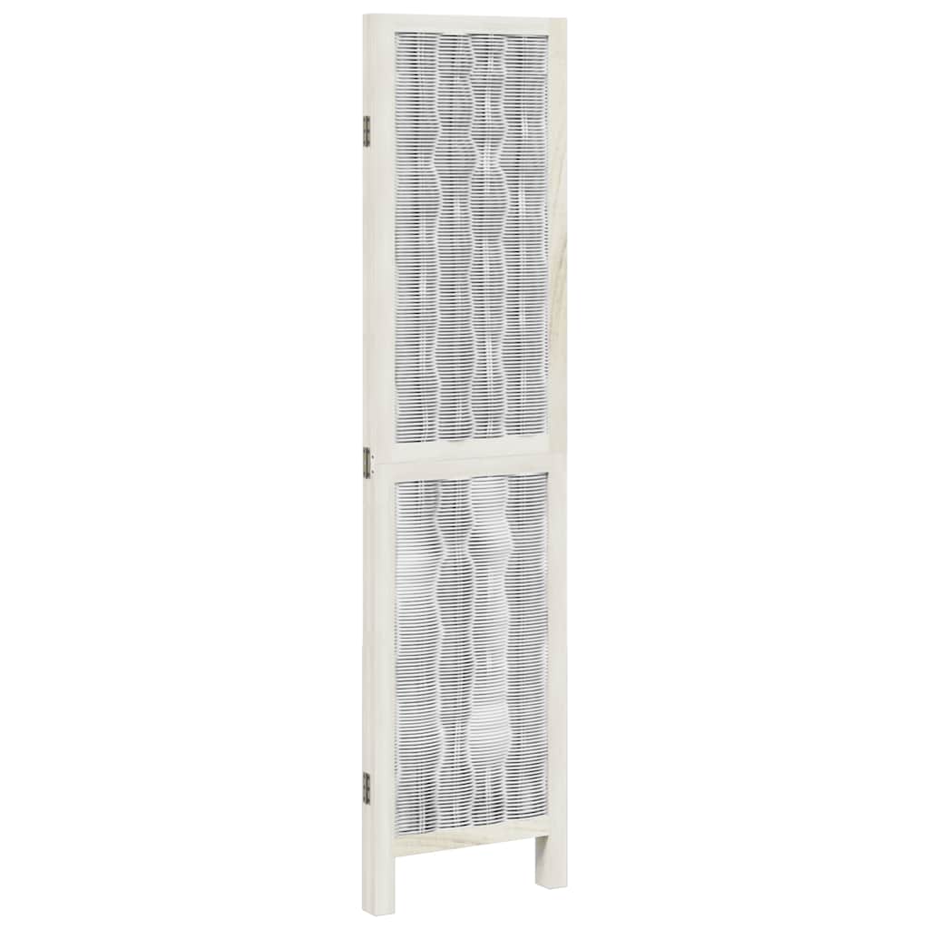 Divisorio Ambienti 3Pannelli Bianco Legno Massello di Paulownia | homemem39