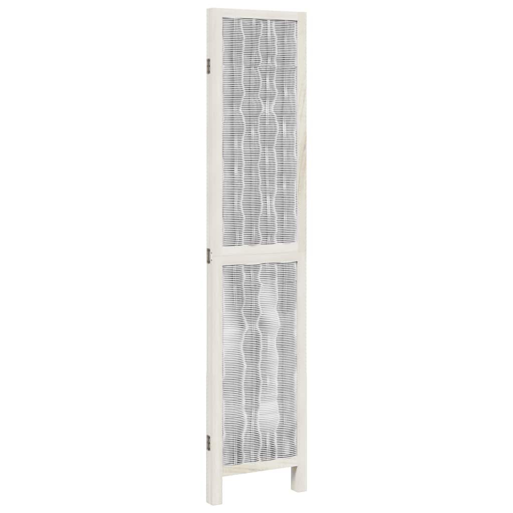 Divisorio Ambienti 3Pannelli Bianco Legno Massello di Paulownia | homemem39