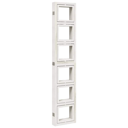 Divisorio Ambienti 6Pannelli Bianco Legno Massello di Paulownia | homemem39