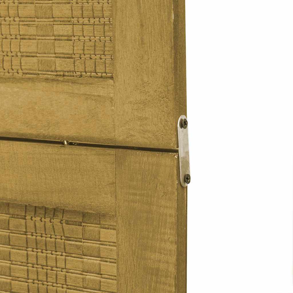Divisorio Ambienti 6 Pannelli Marrone Legno Massello Paulownia | homemem39