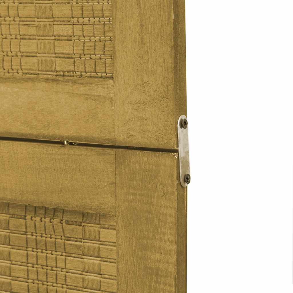 Divisorio Ambienti 6 Pannelli Marrone Legno Massello Paulownia | homemem39