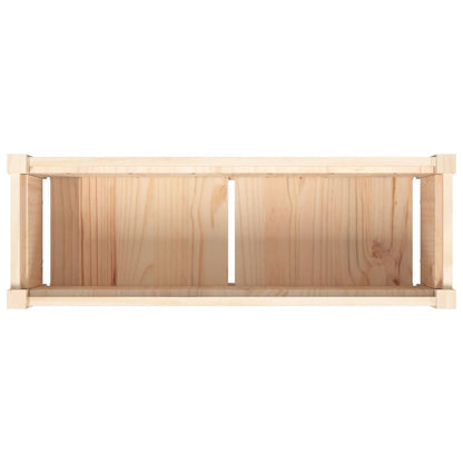 Fioriera da Giardino 90x31x31 cm in Legno Massello di Pino - homemem39