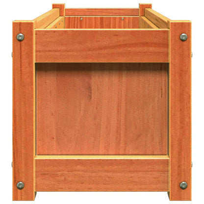 Fioriera Giardino Marrone Cera 90x31x31 cm Legno Massello Pino | homemem39