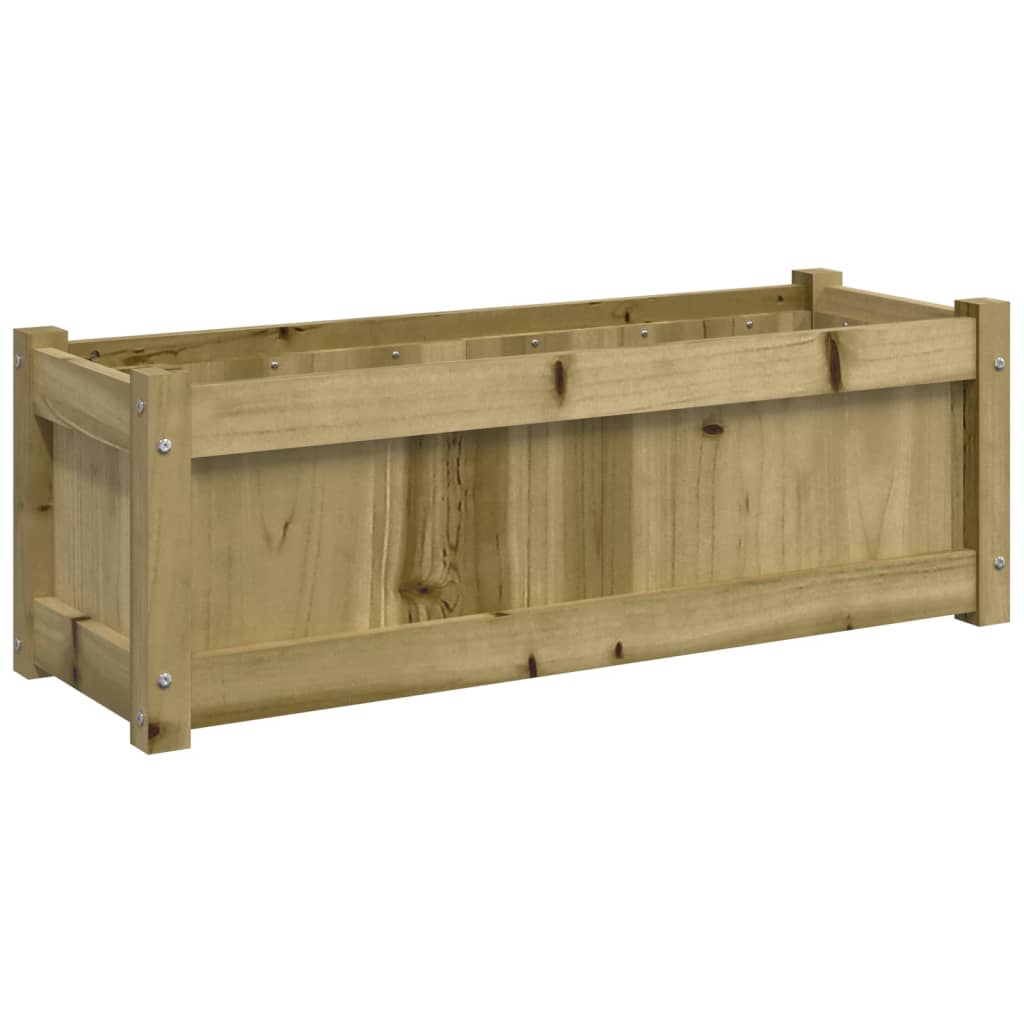 Fioriera da Giardino 90x31x31 cm in Legno di Pino Impregnato | homemem39