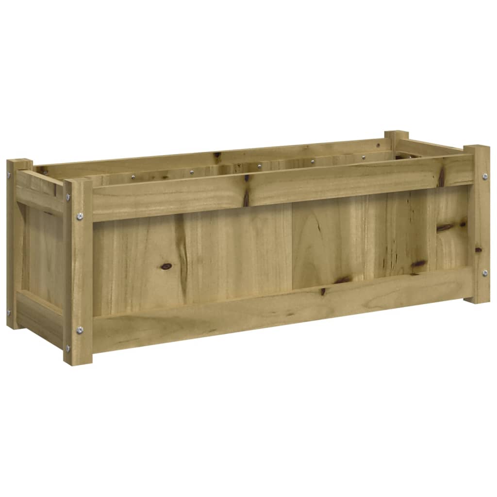 Fioriera da Giardino 90x31x31 cm in Legno di Pino Impregnato | homemem39