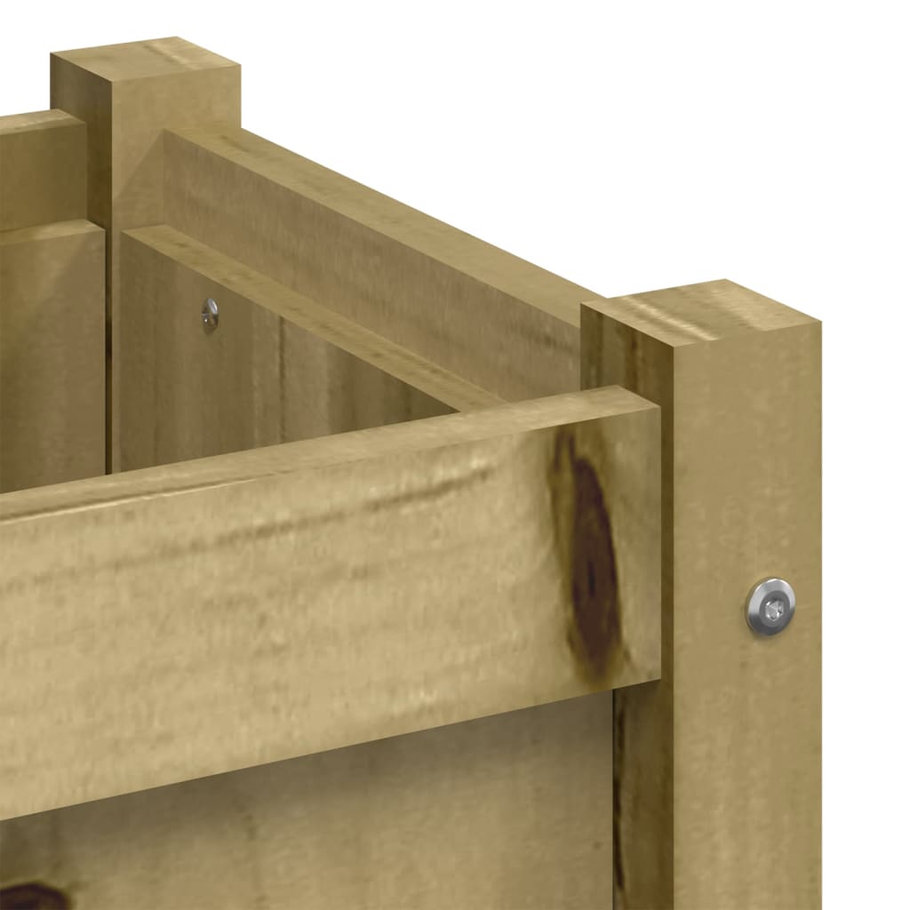 Fioriera da Giardino 90x31x31 cm in Legno di Pino Impregnato | homemem39