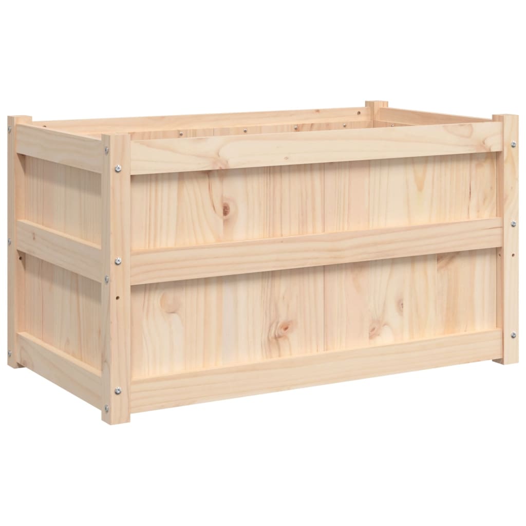 Fioriere da Giardino 2 pz in Legno Massello di Pino | homemem39
