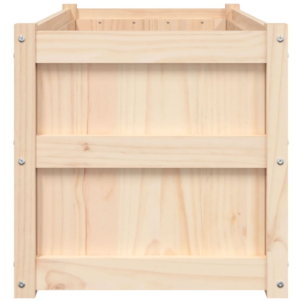 Fioriere da Giardino 2 pz in Legno Massello di Pino | homemem39