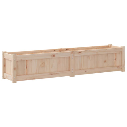 Fioriera da Giardino 150x31x31 cm in Legno Massello di Pino - homemem39