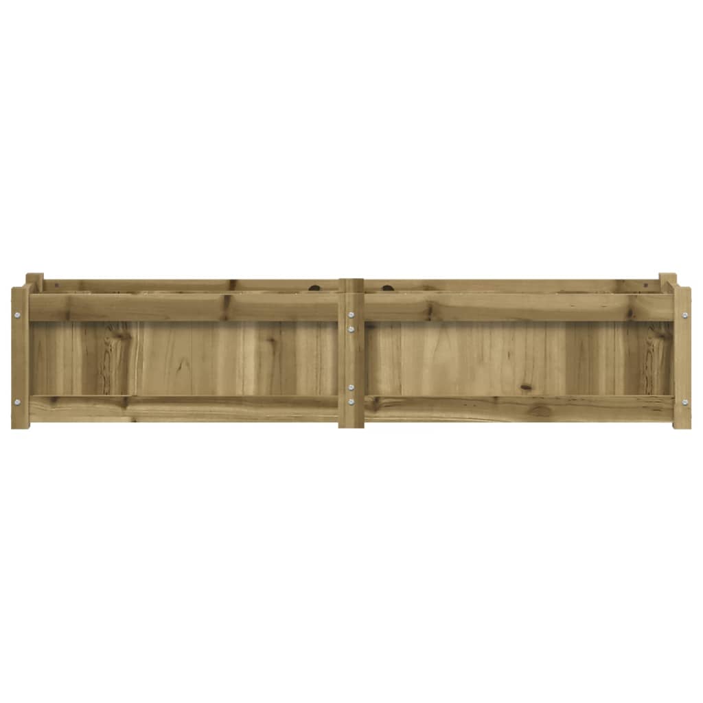Fioriera da Giardino 150x31x31 cm in Legno di Pino Impregnato - homemem39