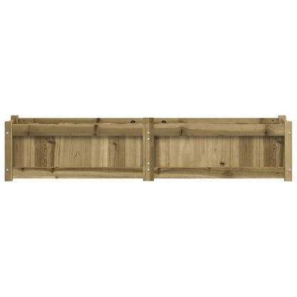 Fioriera da Giardino 150x31x31 cm in Legno di Pino Impregnato - homemem39
