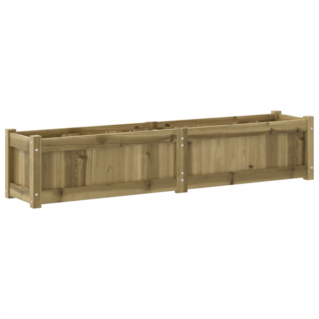 Fioriera da Giardino 150x31x31 cm in Legno di Pino Impregnato - homemem39