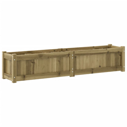 Fioriera da Giardino 150x31x31 cm in Legno di Pino Impregnato - homemem39