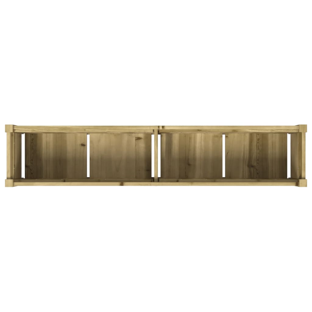 Fioriera da Giardino 150x31x31 cm in Legno di Pino Impregnato - homemem39