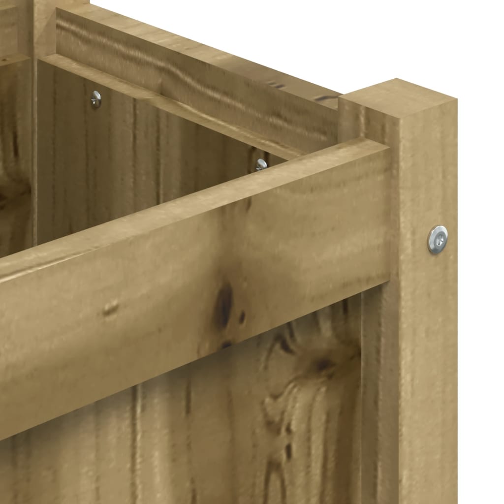 Fioriera da Giardino 150x31x31 cm in Legno di Pino Impregnato - homemem39