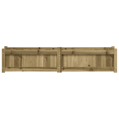 Fioriere da Giardino 2 pz in Legno di Pino Impregnato - homemem39