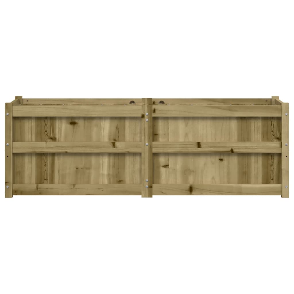 Fioriera da Giardino 150x50x50 cm in Legno di Pino Impregnato - homemem39