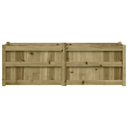 Fioriera da Giardino 150x50x50 cm in Legno di Pino Impregnato - homemem39