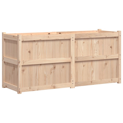 Fioriera da Giardino 150x50x70 cm in Legno Massello di Pino | homemem39