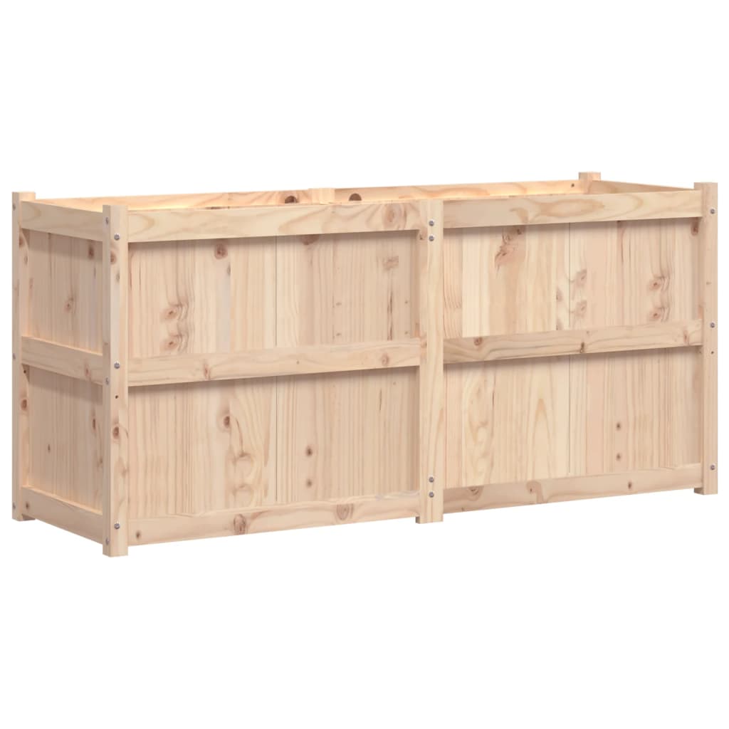 Fioriera da Giardino 150x50x70 cm in Legno Massello di Pino | homemem39