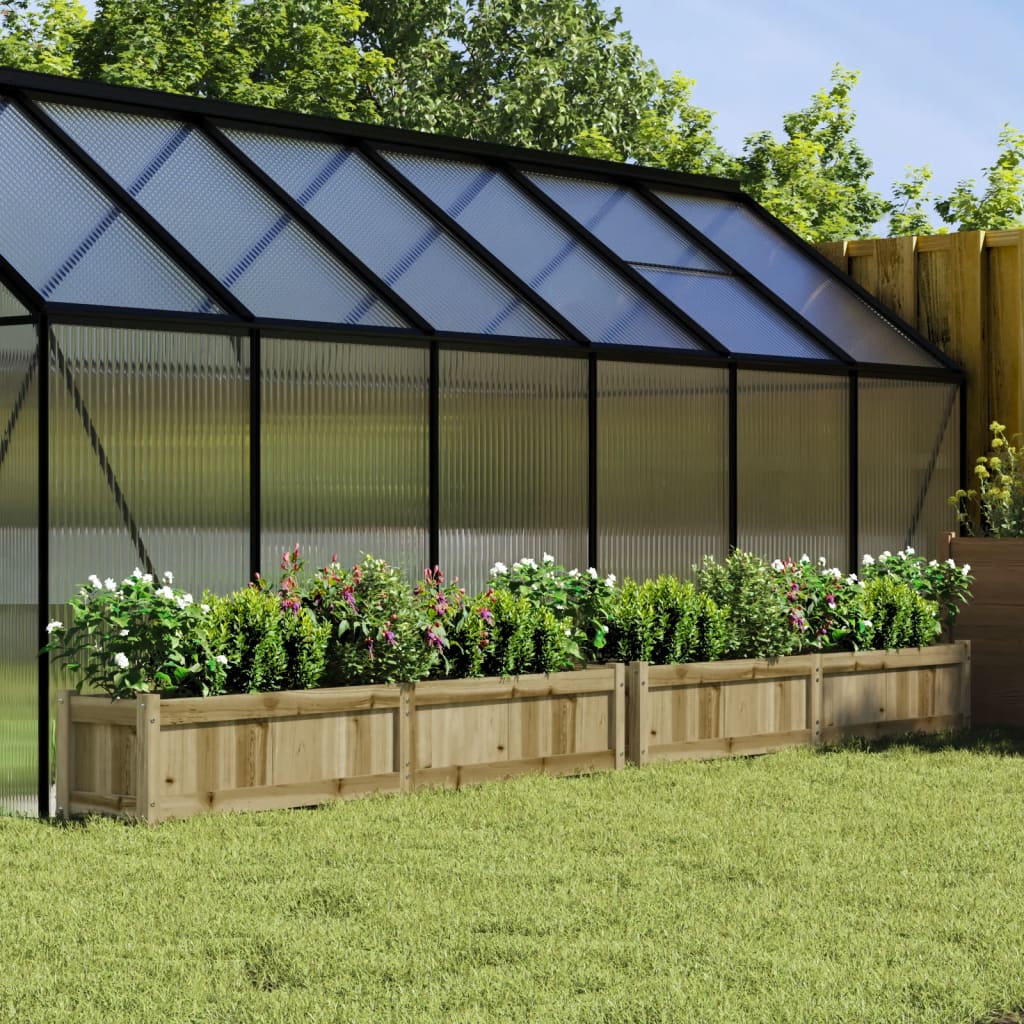 Fioriere da Giardino 2 pz in Legno di Pino Impregnato - homemem39