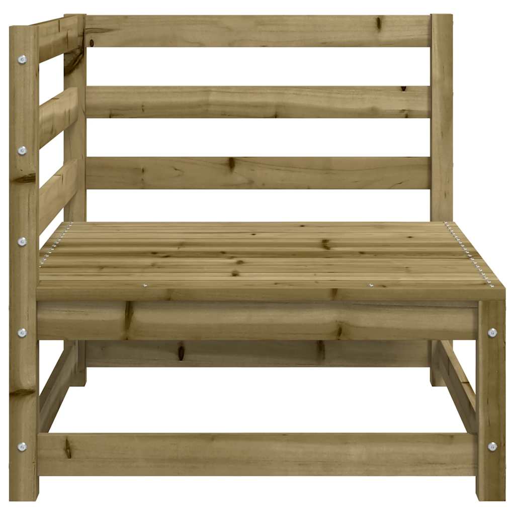 Divano Angolare da Giardino 70x70x67 cm Legno Pino Impregnato | homemem39