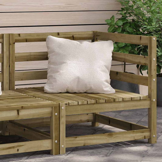 Divano Angolare da Giardino 70x70x67 cm Legno Pino Impregnato | homemem39
