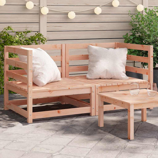 Divani Angolari Giardino 2pz 70x70x67cm Legno Massello Douglas | homemem39