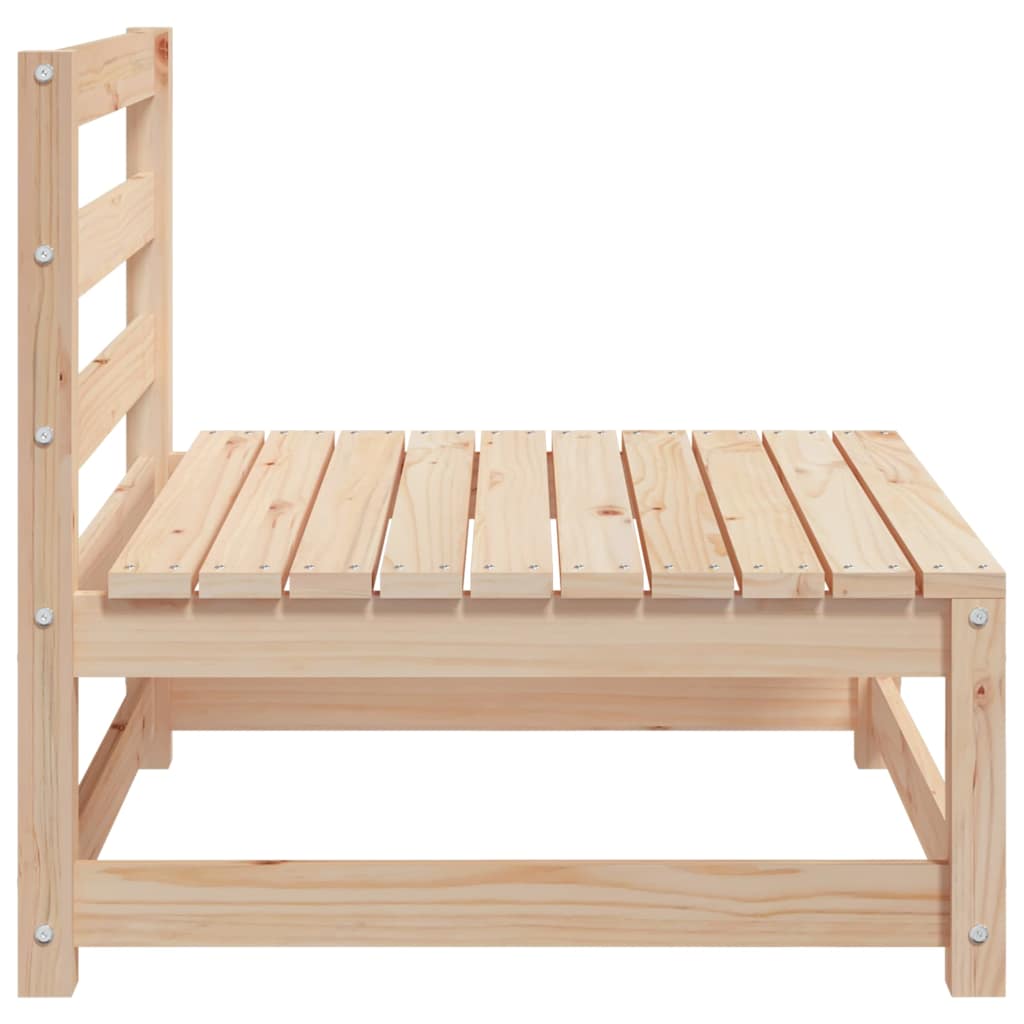 Divani da Giardino Senza Braccioli 2pz 70x70x67cm Massello Pino | homemem39