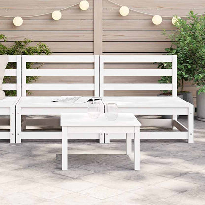 Divani da Giardino Senza Braccioli 2pz 70x70x67cm Bianchi Pino - homemem39