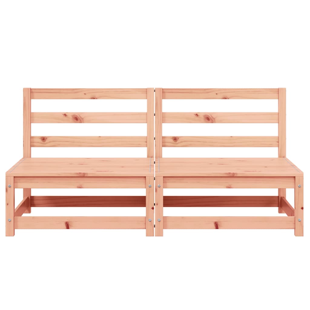 Divani Giardino Senza Braccioli 2pz 70x70x67cm Massello Douglas - homemem39