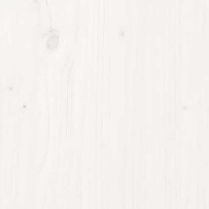 Poggiapiedi da Giardino 70x70x30 cm Legno Massello Pino Bianco - homemem39