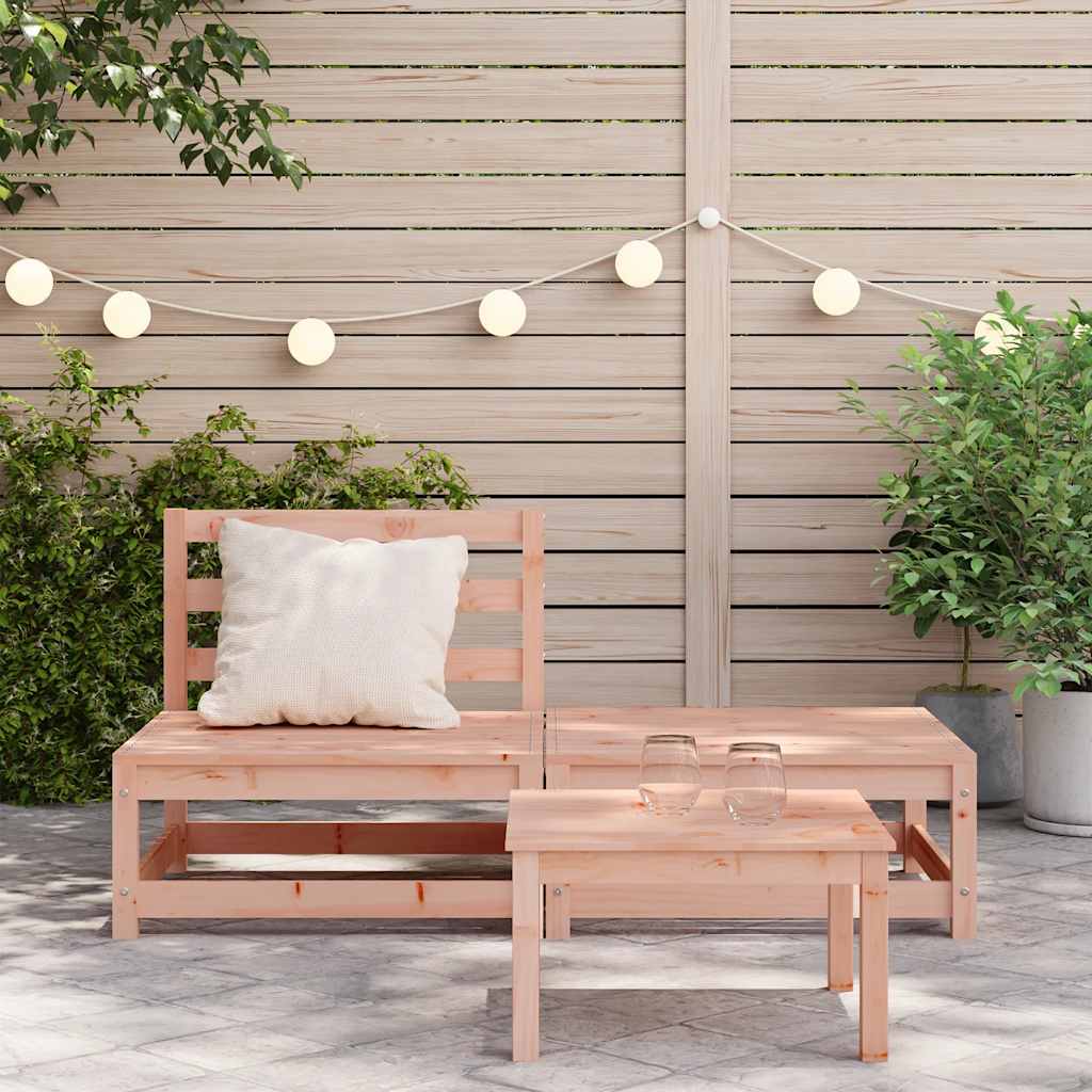 Divano Giardino Senza Braccioli con Poggiapiedi Legno Douglas | homemem39