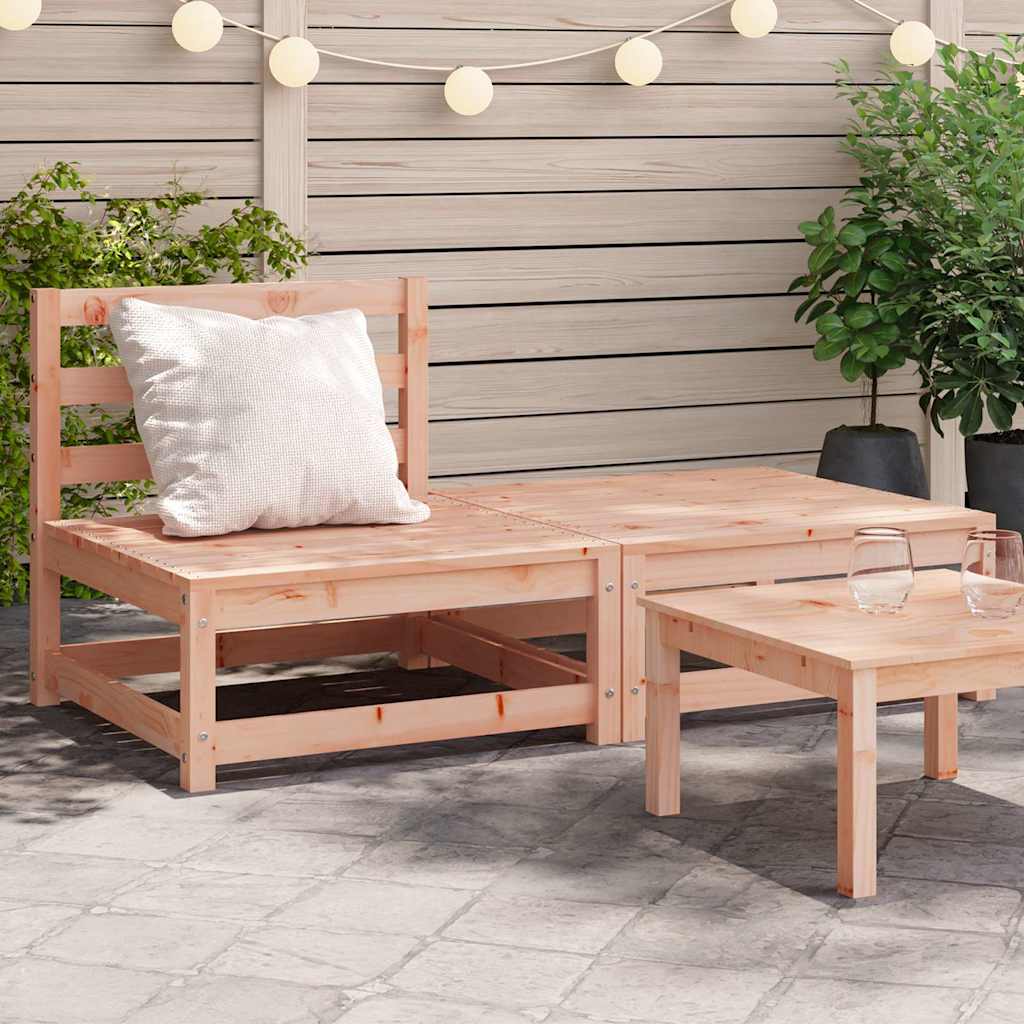 Divano Giardino Senza Braccioli con Poggiapiedi Legno Douglas | homemem39