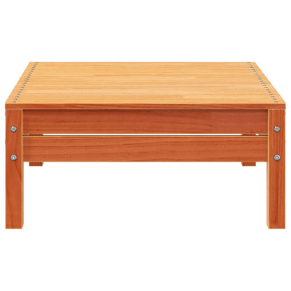 Divano da Giardino a 4 Posti Marrone Cera Legno Massello Pino - homemem39