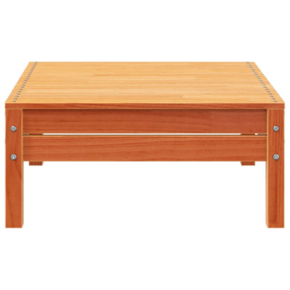 Divano Giardino 3Posti e Poggiapiedi Marrone Cera Massello Pino - homemem39