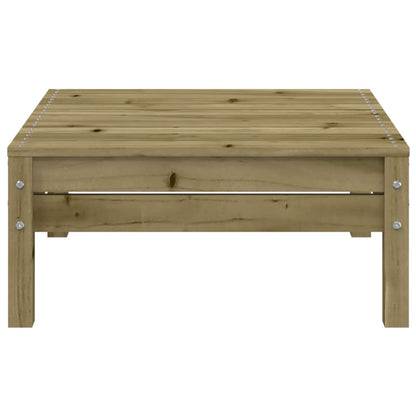 Divano da Giardino 3 Posti con Poggiapiedi Legno Massello Pino | homemem39