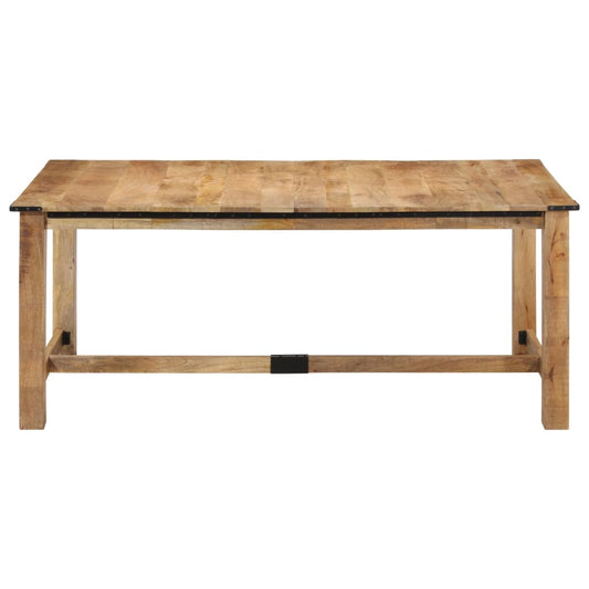 Tavolo da Pranzo 180x90x75 cm in Legno Massello di Mango | homemem39