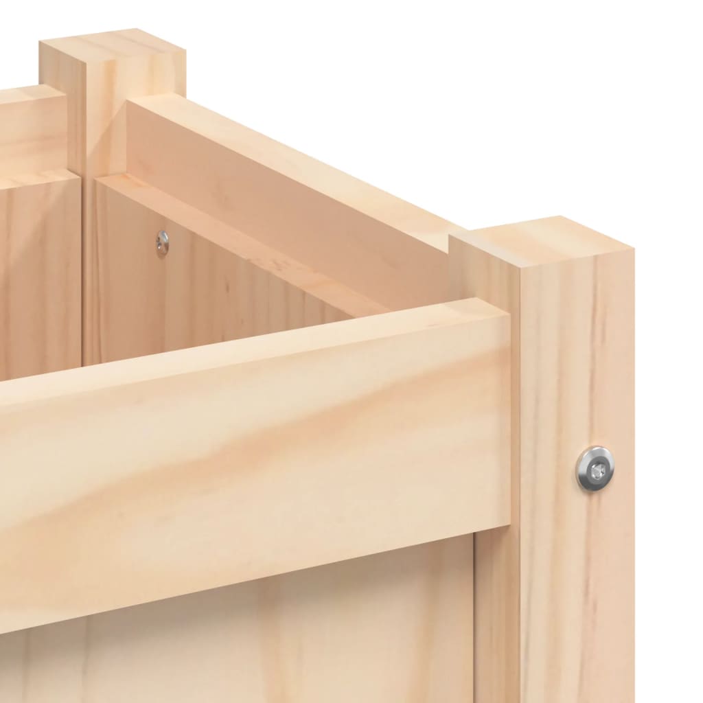Fioriere da Giardino 2 pz in Legno Massello di Pino | homemem39