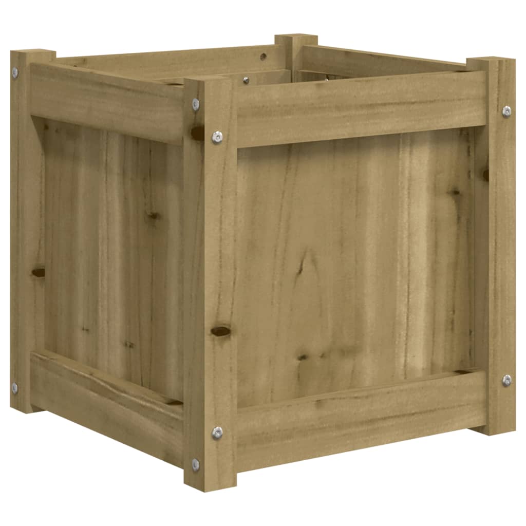 Fioriera da Giardino 40x40x40 cm in Legno di Pino Impregnato | homemem39