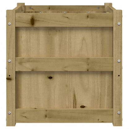 Fioriera da Giardino 50x50x50 cm in Legno di Pino Impregnato