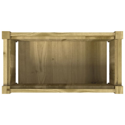 Fioriere da Giardino 2 pz in Legno di Pino Impregnato