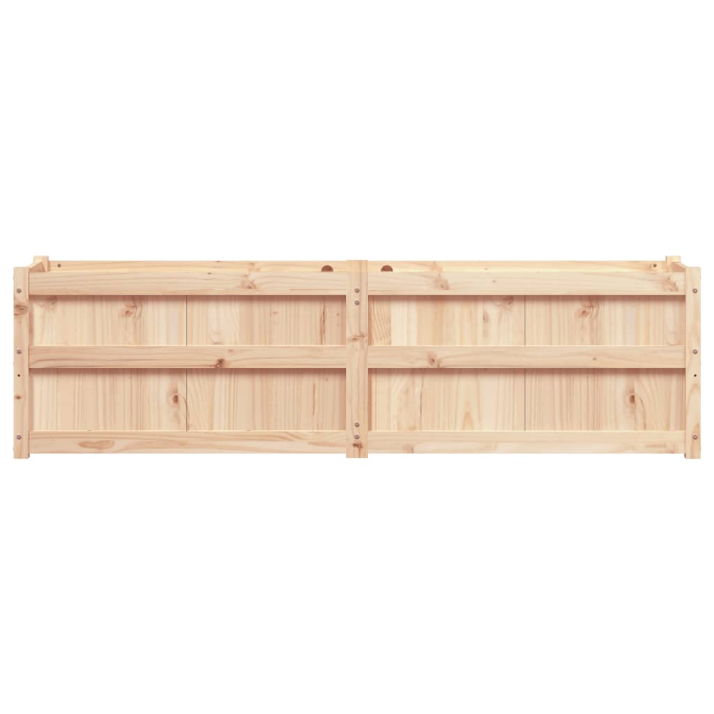 Fioriera da Giardino 180x50x50 cm in Legno Massello di Pino - homemem39