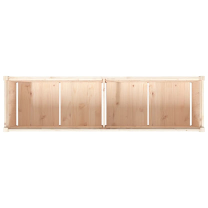 Fioriera da Giardino 180x50x50 cm in Legno Massello di Pino - homemem39